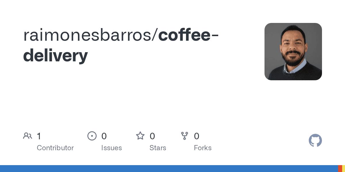 Capa do repositório Coffee Delivery no GitHub